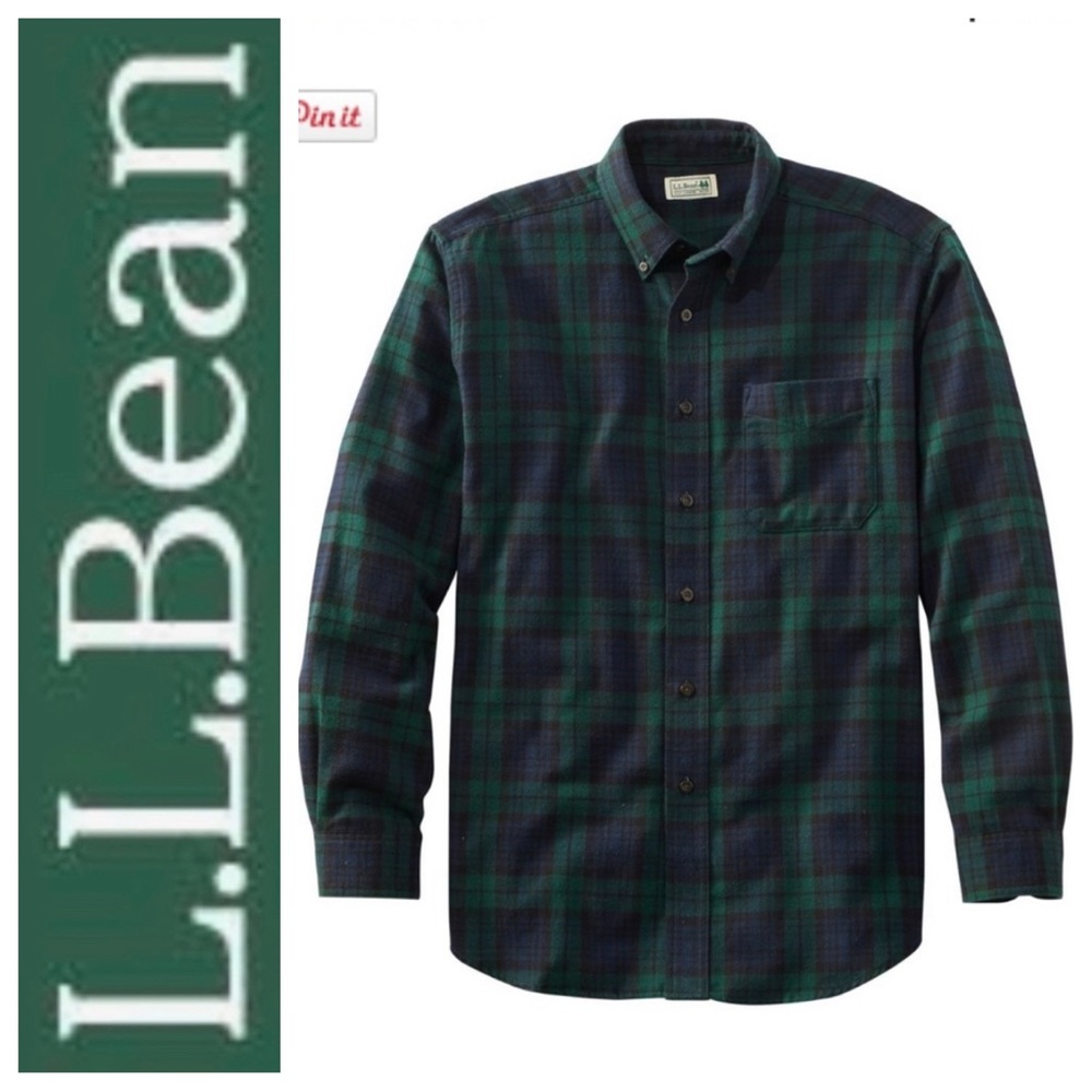 Men's Scotch Plaid Flannel Shirt, Traditional Fit